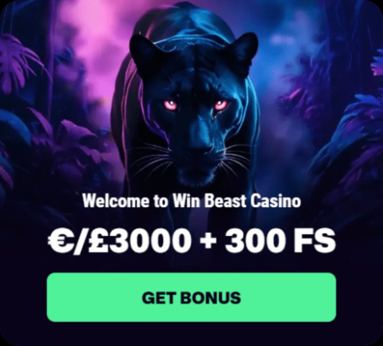 Image: WinBeast Casino Review UK: Discover the Best No Deposit Bonus Offers